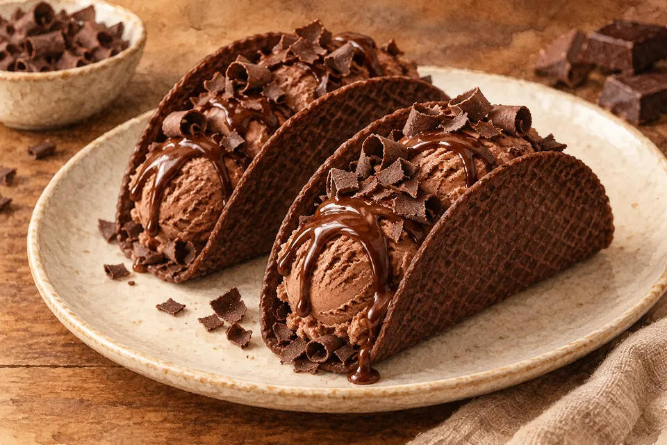 Illustration: Chocolate tacos